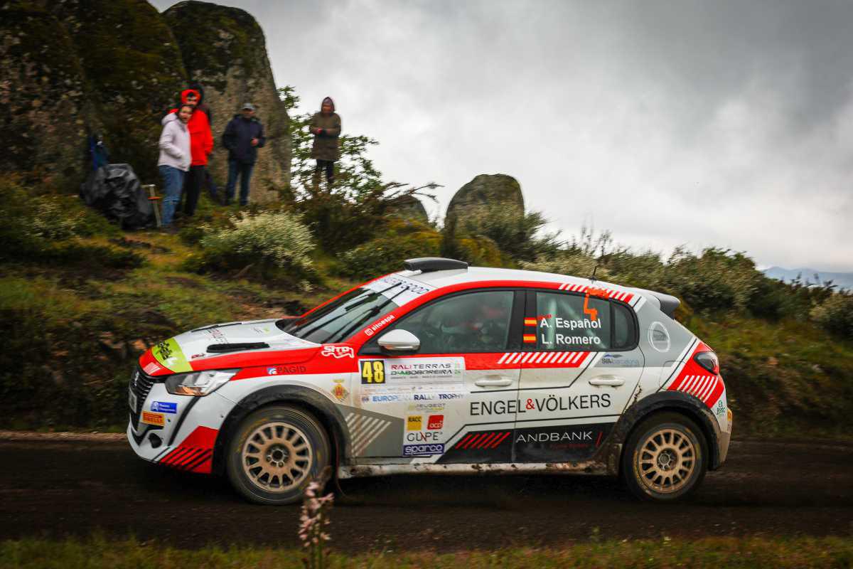 Sito Español arranca segundo en la Peugeot Rally Cup Ibérica