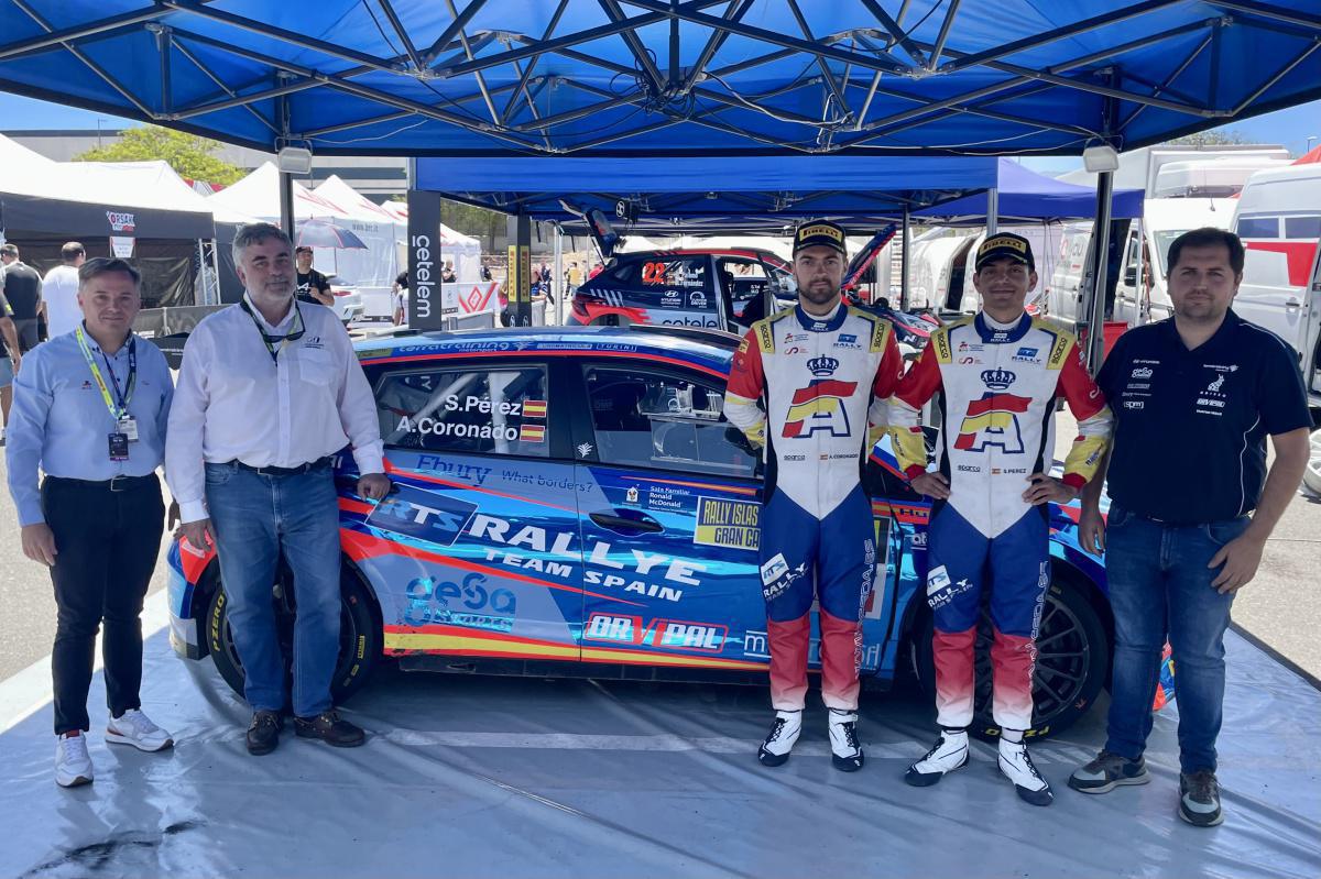 Sergi Pérez, con el apoyo del Rallye Team Spain y de Hyundai en el S-CER Sergi Pérez, con el apoyo del Rallye Team Spain y de Hyundai en el S-CER