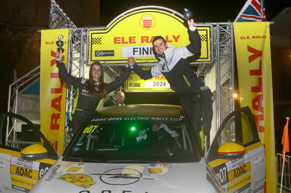 Primer podio para Sito Español y Opel España en la ADAC Opel Electric Rally Cup