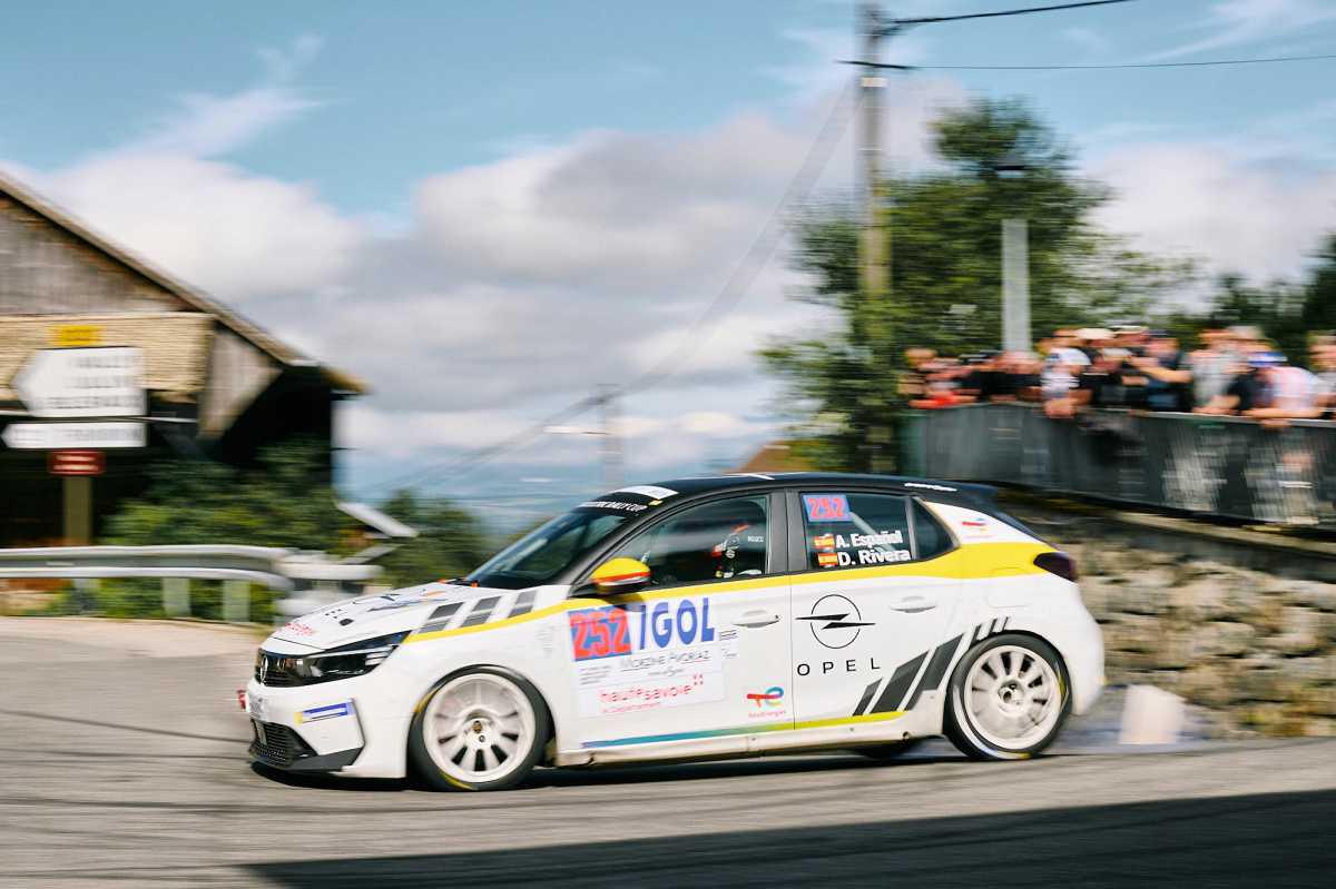 Sito Español sigue en la pomada con el Opel Corsa e-Rally