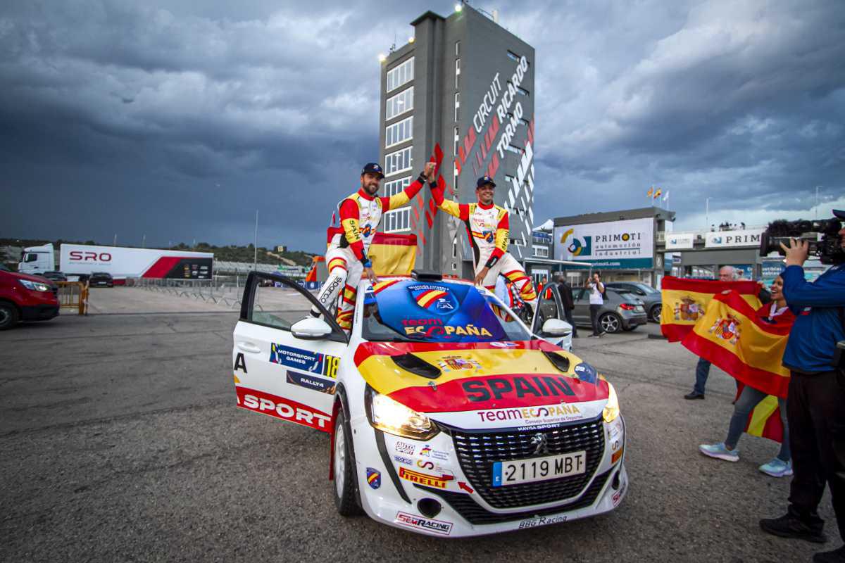 Oro para Sergi Pérez en la categoría Rally4 Tierra de los FIA Motorsport Games