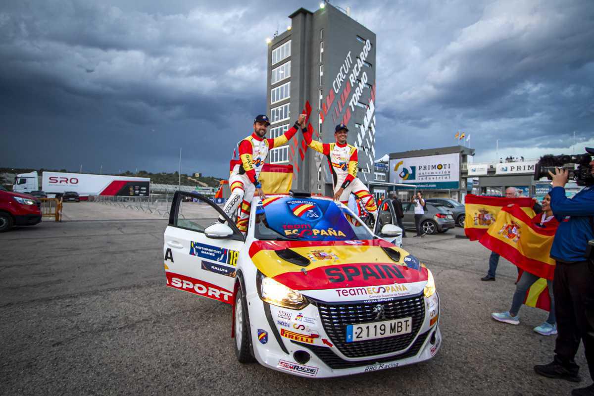 Oro para Sergi Pérez en la categoría Rally4 Tierra de los FIA Motorsport Games Oro para Sergi Pérez en la categoría Rally4 Tierra de los FIA Motorsport Games