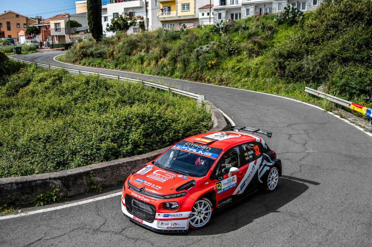 Alejandro Cachón vence en Canarias y lidera el mejor resultado global del Rallye Team Spain en WRC2