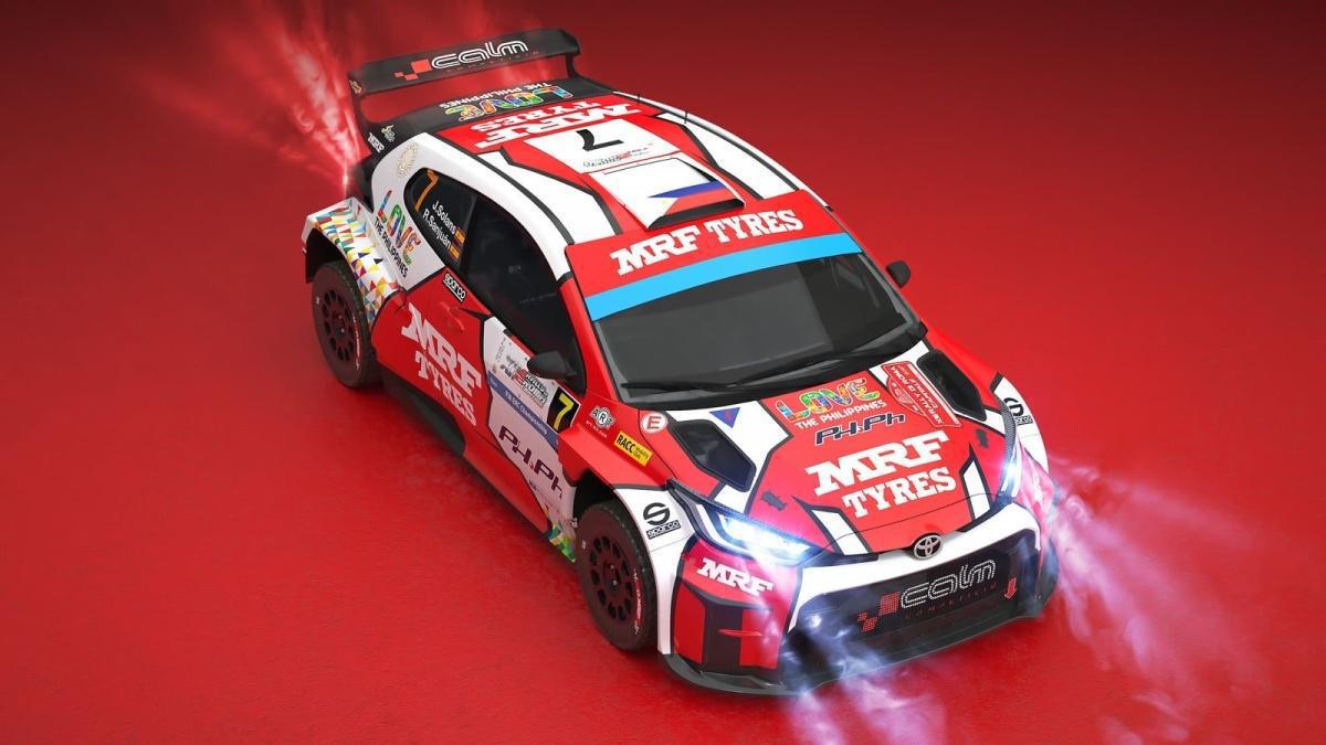 Jan Solans, piloto oficial de MRF Tyres en el Rallye di Roma Capitale