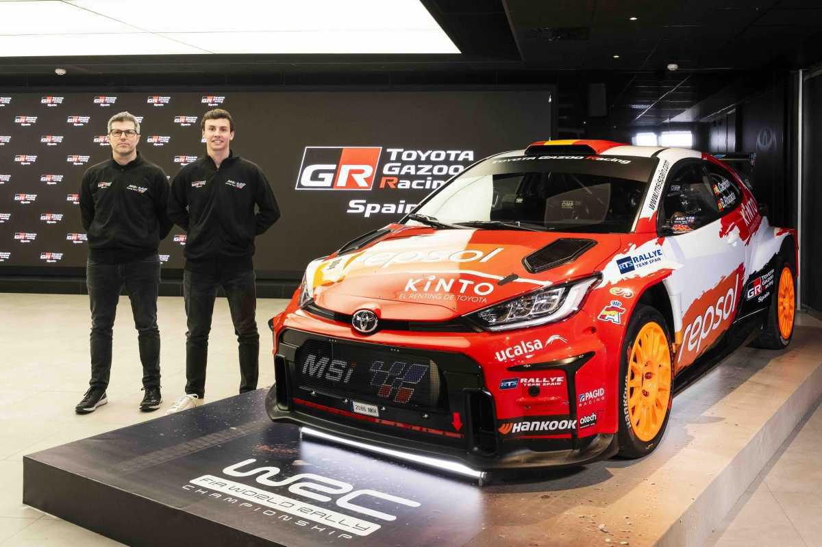 El Rallye Team Spain, en más rallyes del WRC con Alejandro Cachón y Toyota Gazoo Racing Spain
