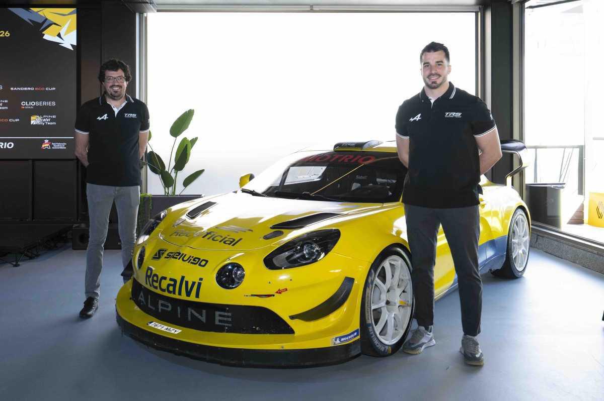 Chema Reyes vuelve a los rallyes como piloto oficial del Alpine Recalvi Rally Team