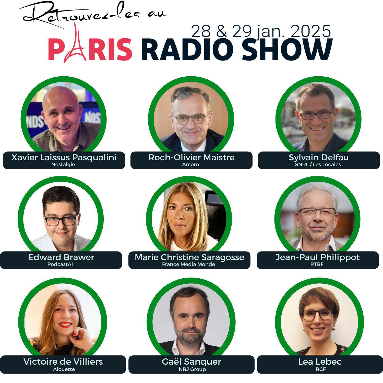 Paris Radio Show 2025 : ils confirment leur présence