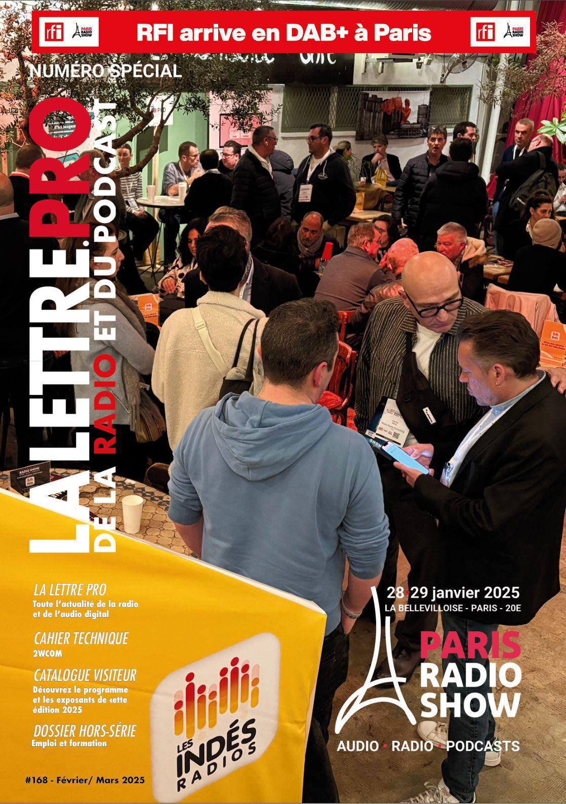 Plus de 70 pages pour le nouveau mensuel La Lettre Pro de la Radio 