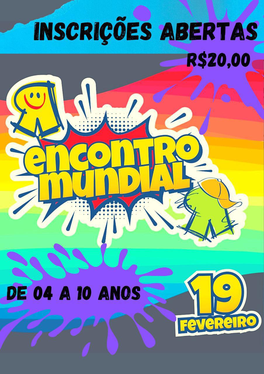 Ficha de inscrição Encontro kids 