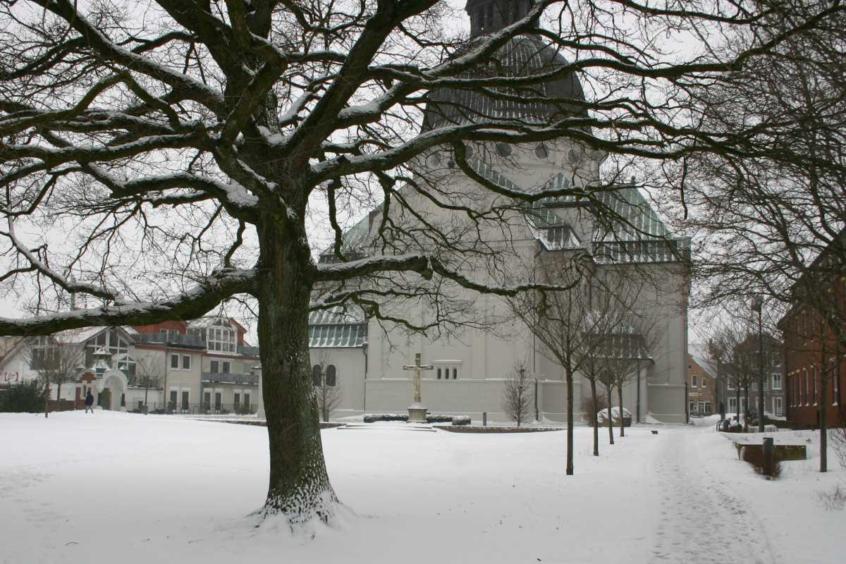 Schneechaos im Emsland