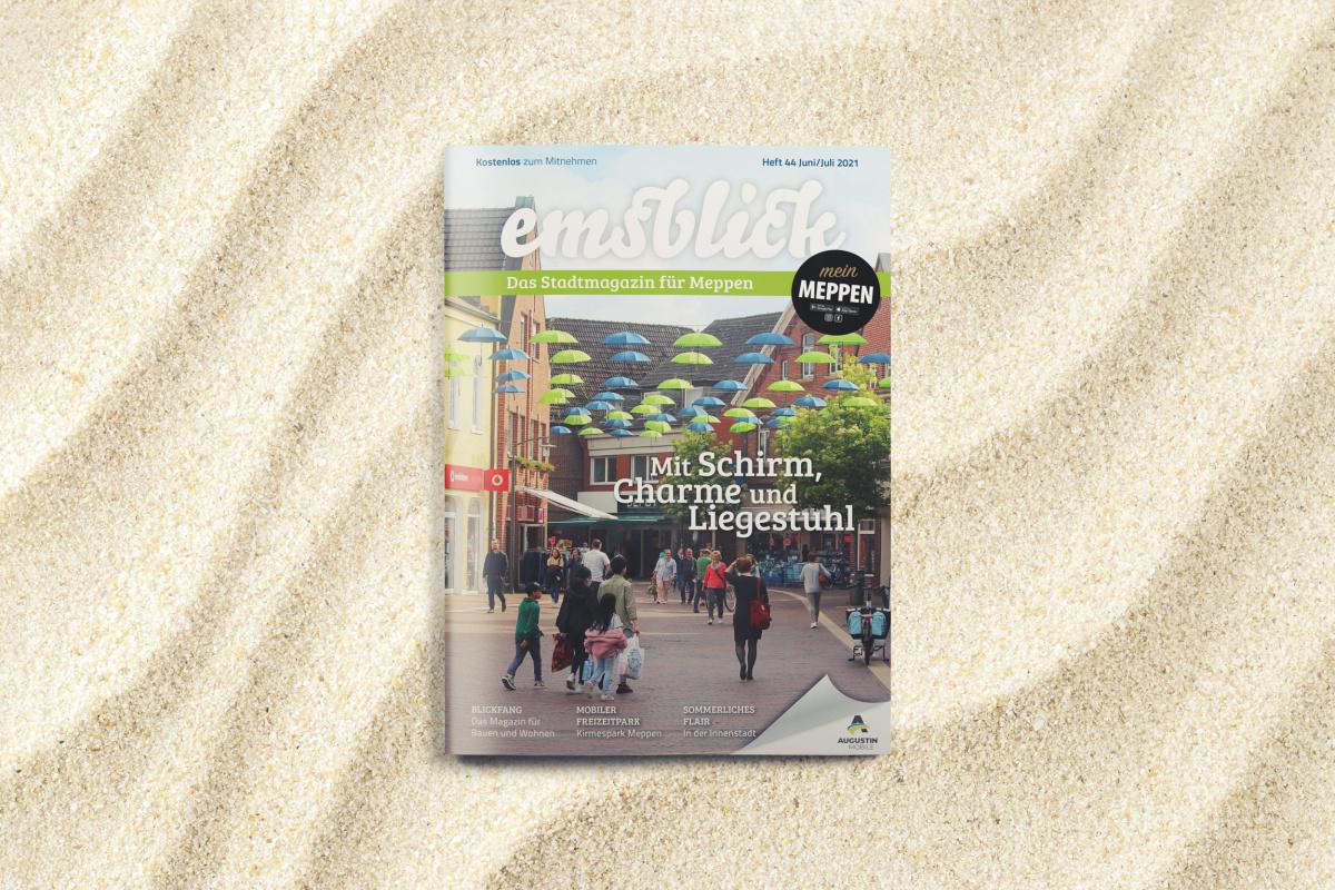 Mit Schirm, Charme und Liegestuhl (Emsblick Meppen Nr. 44) Mit Schirm, Charme und Liegestuhl (Emsblick Meppen Nr. 44)