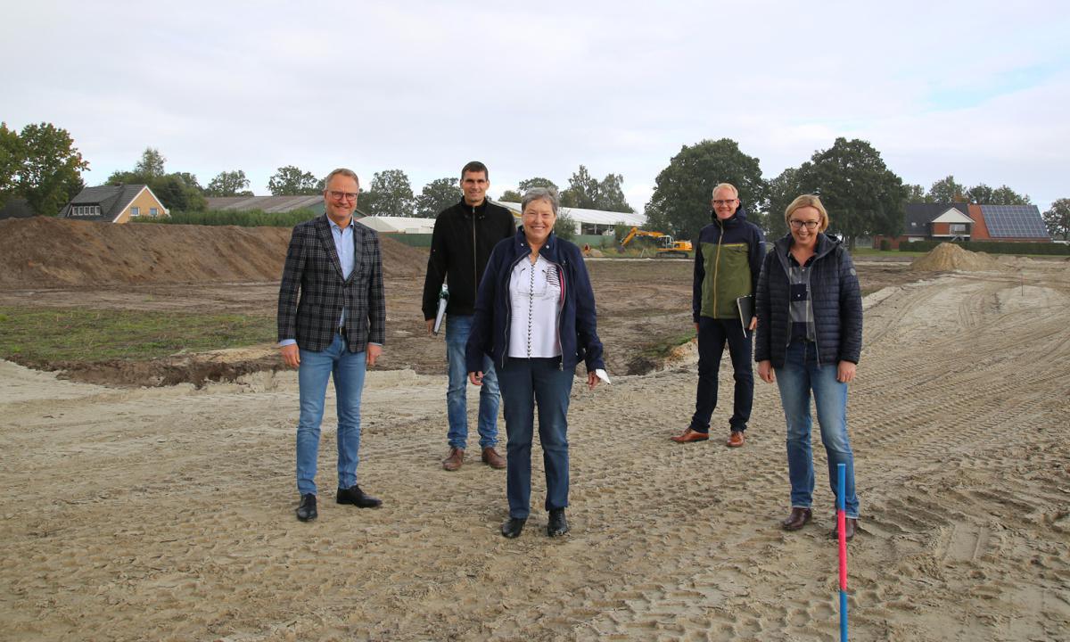 Neues Baugebiet in Haren-Erika wird erschlossen Neues Baugebiet in Haren-Erika wird erschlossen