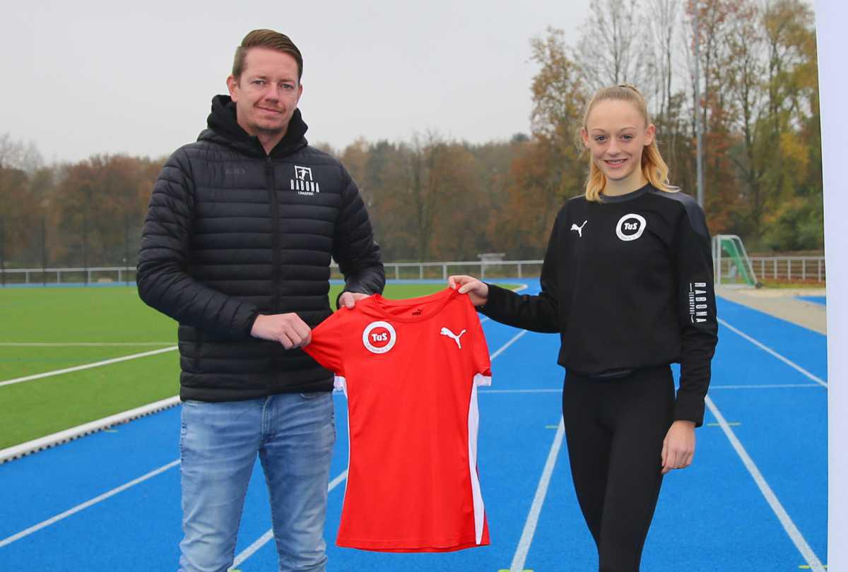 Sponsor für Harens Leichtathletik-Talent Nele Heymann