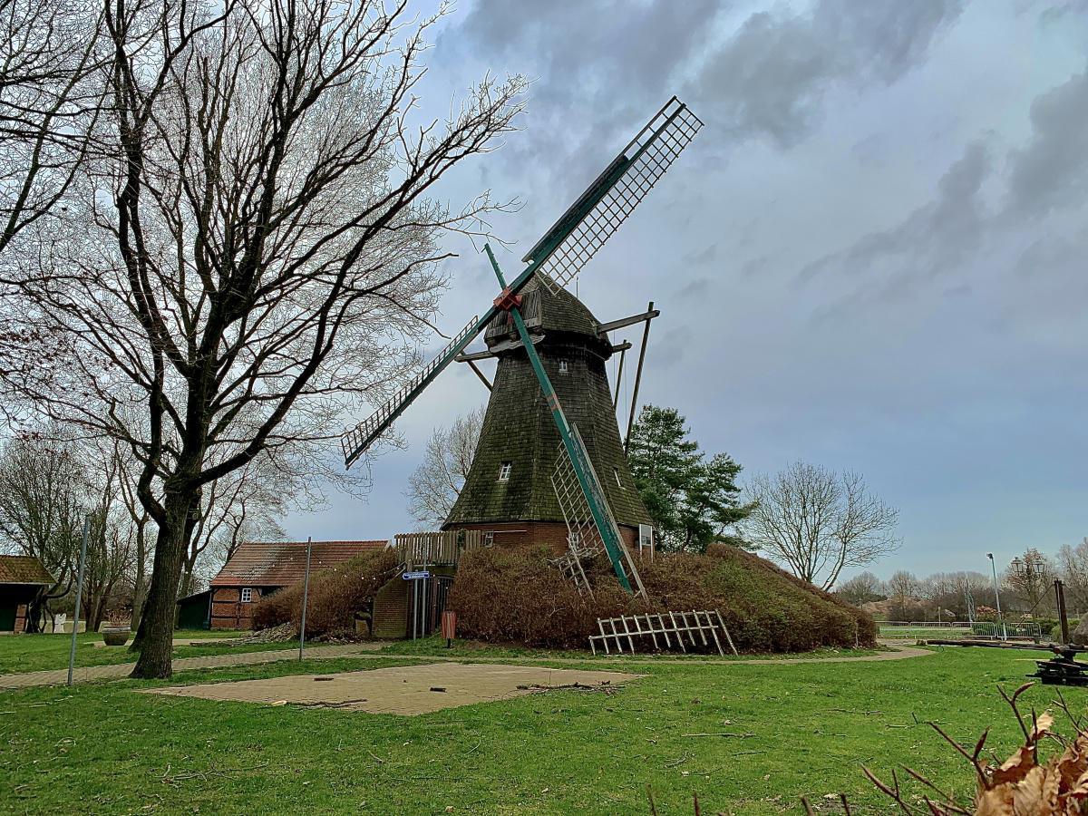 Mersmühle verliert Flügel im Orkan Mersmühle verliert Flügel im Orkan