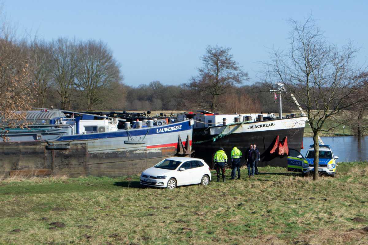 Schiffskollision auf der Ems bei Haren Schiffskollision auf der Ems bei Haren