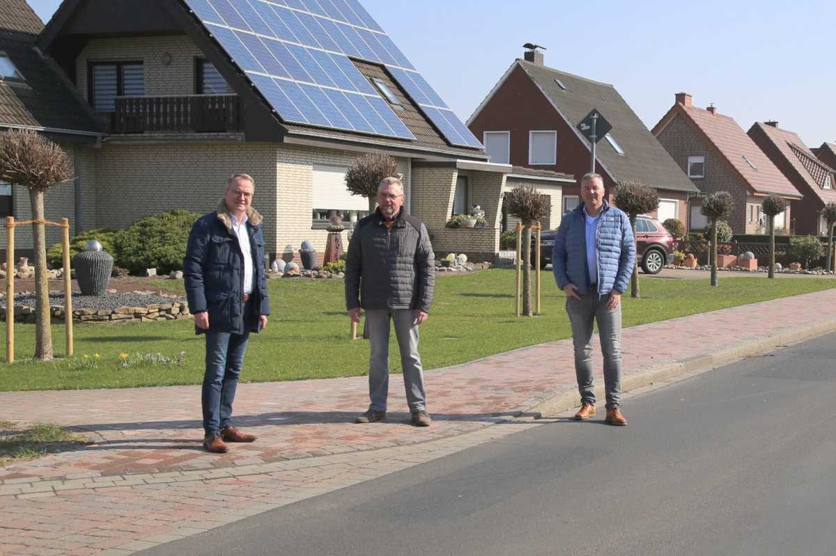 Erneuerung von Gehwegen und Wasserleitungen in Fehndorf abgeschlossen
