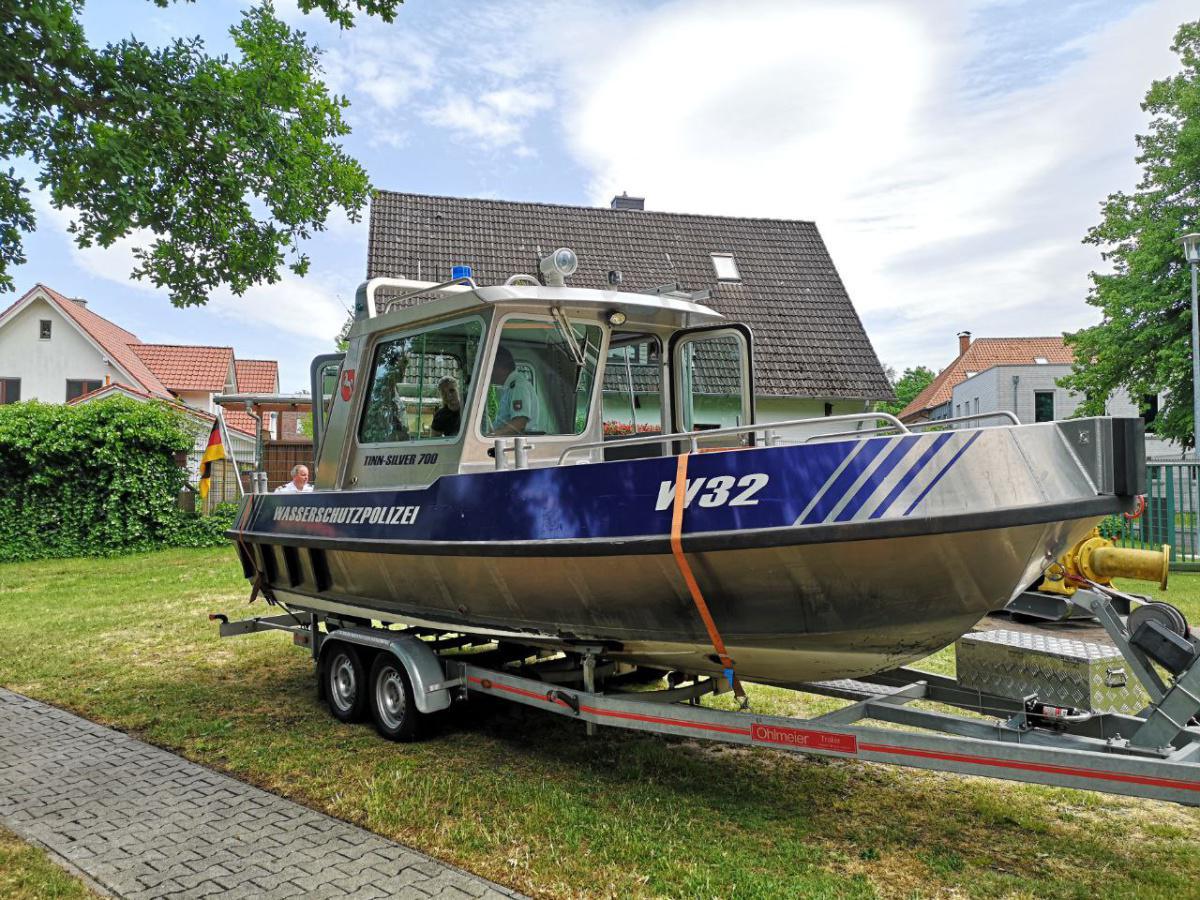 Neues Streifenboot für Meppener Wasserschutzpolizei