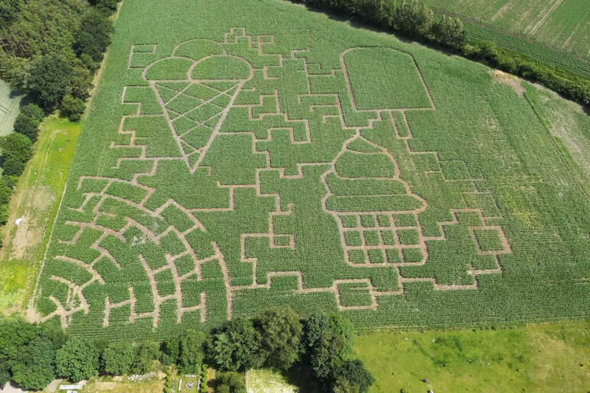 Meutstege eröffnet neues Maislabyrinth