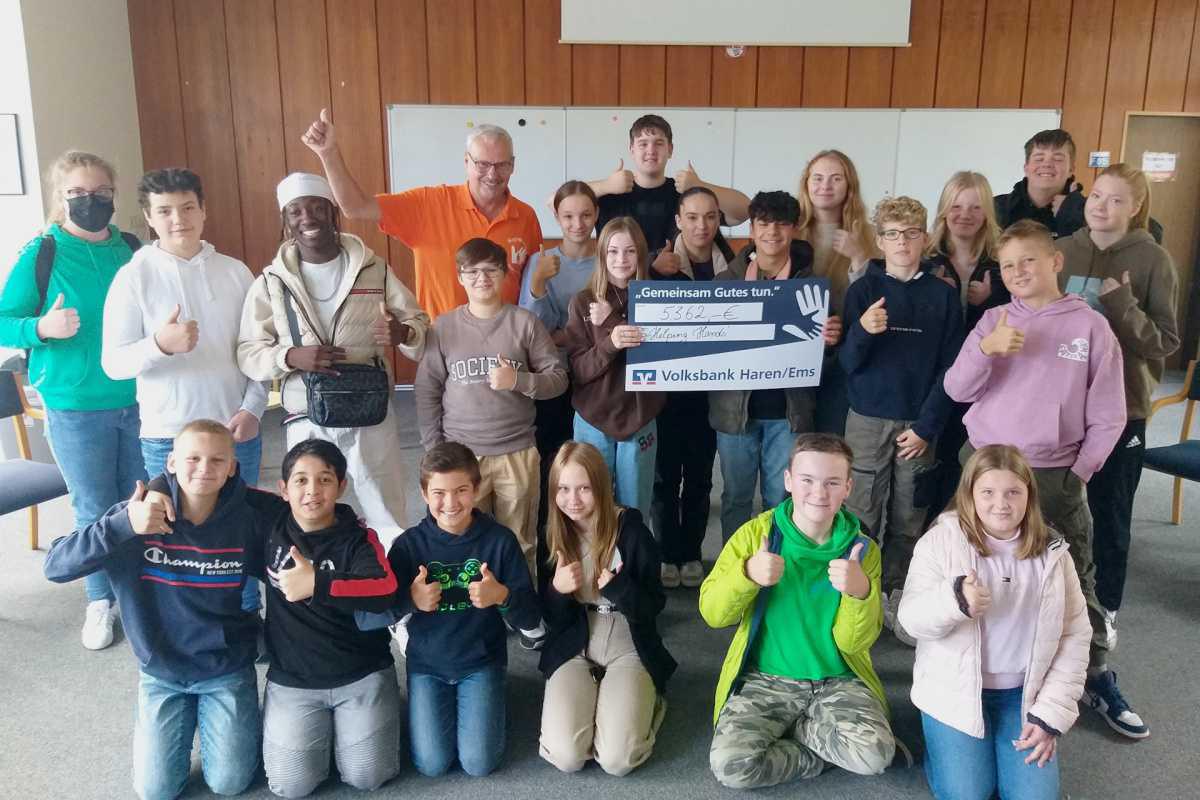 Martinus-Oberschule sammelt für „Helping Hands“