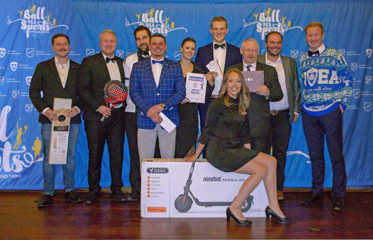 Sportbegeisterte aus Altenberge und Erika feierten eine rauschende Ballnacht  Sportbegeisterte aus Altenberge und Erika feierten eine rauschende Ballnacht