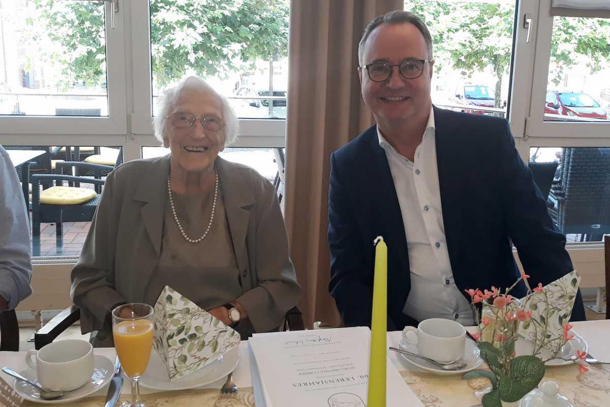 Margaretha Cordes feiert 100. Geburtstag