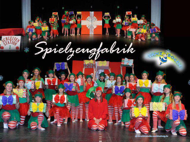 Weihnachtsshow des Tanzbogen Haren im Theater Meppen