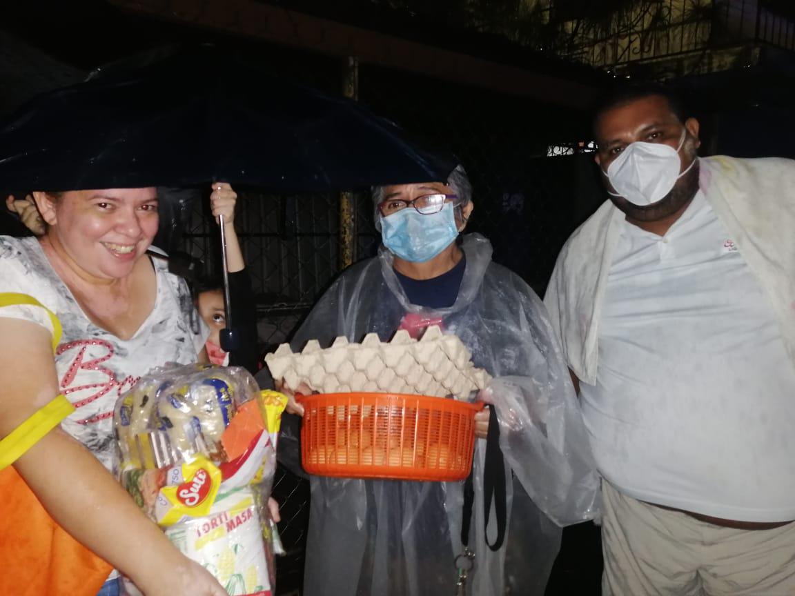 Familias en las áreas más vulnerables de El Salvador