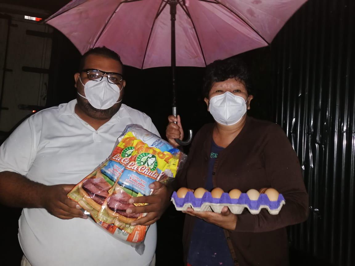 Familias en las áreas más vulnerables de El Salvador