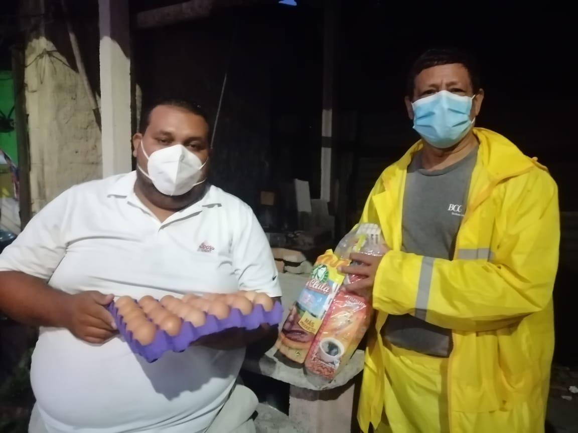 Familias en las áreas más vulnerables de El Salvador