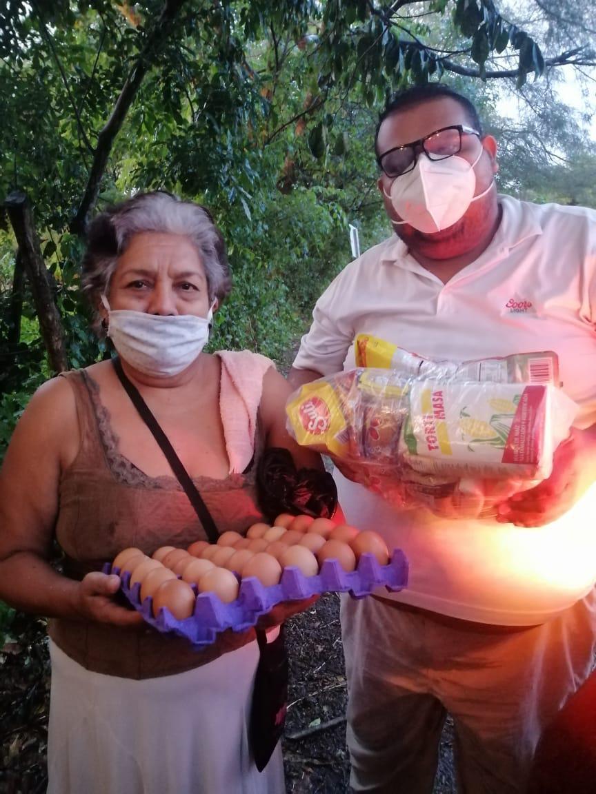 Familias en las áreas más vulnerables de El Salvador