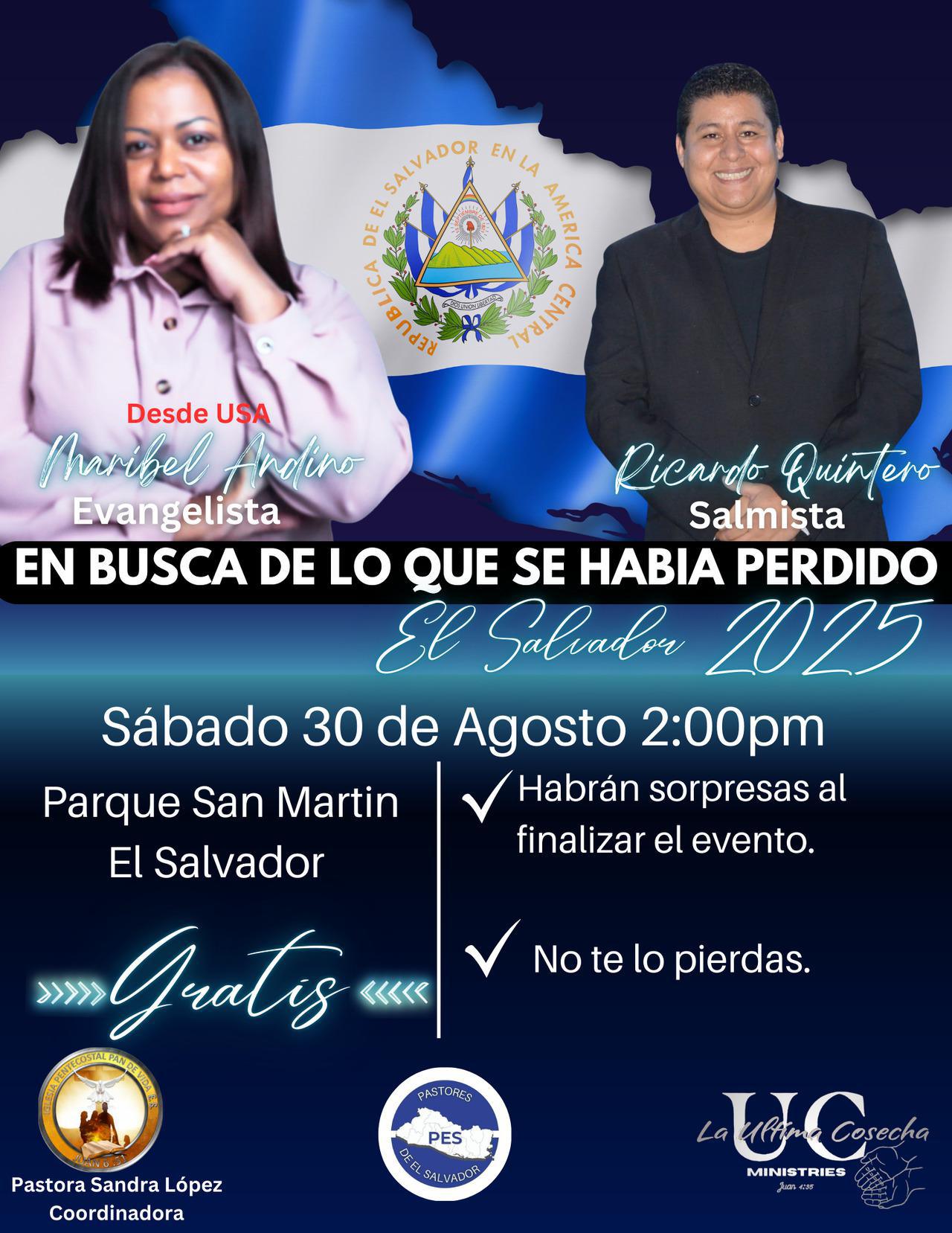 Evento evangelistico en El Salvador 🇸🇻 2025