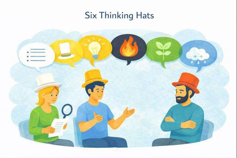 Les 6 chapeaux de Bono 