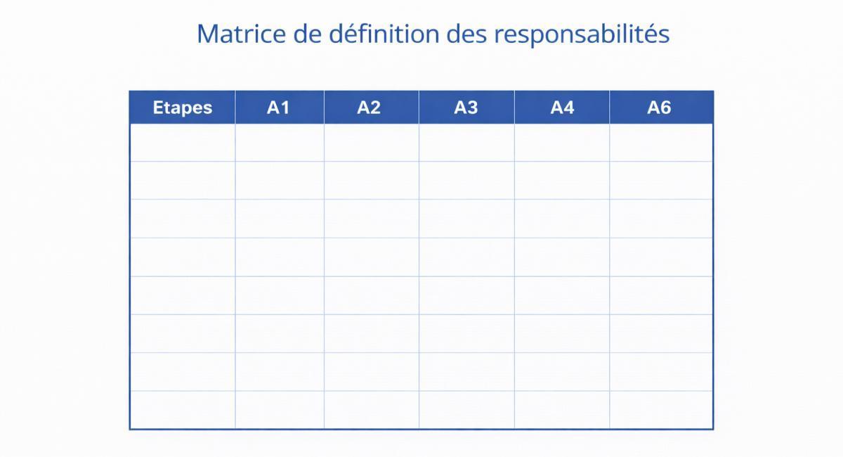 Matrice de Définition des Responsabilités (MDR)