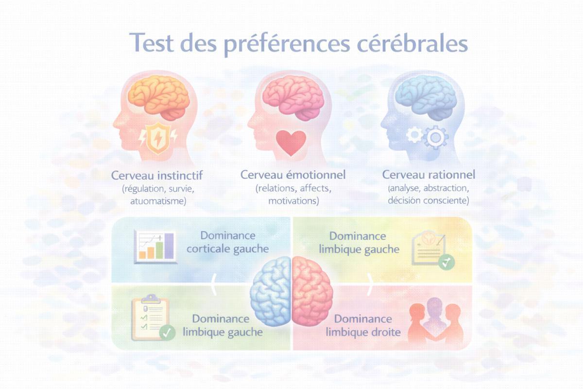Test des préférences cérébrales Test des préférences cérébrales