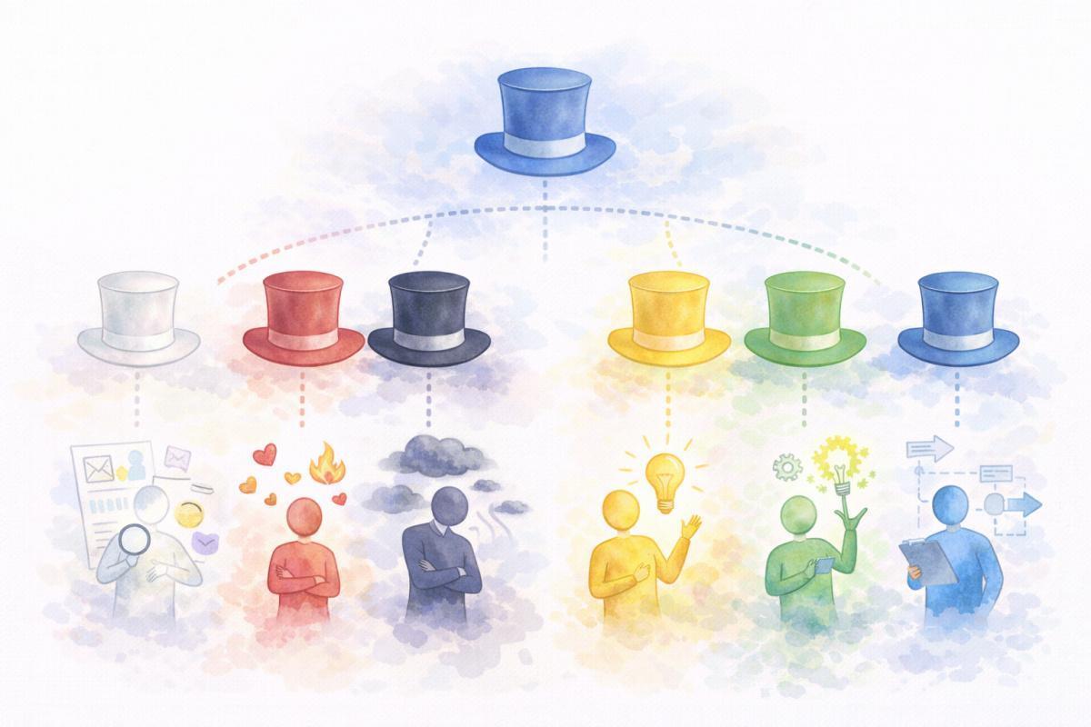 Les 6 chapeaux de Bono Les 6 chapeaux de Bono