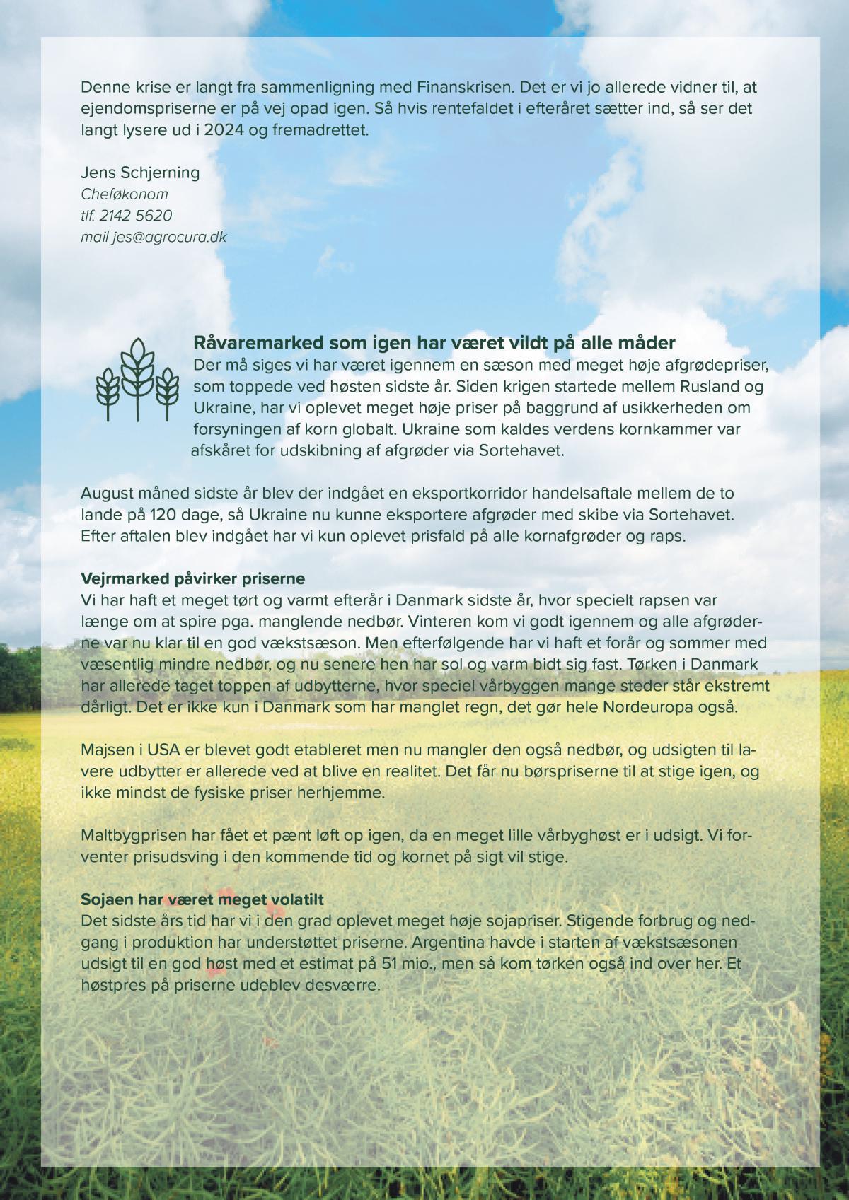 Vi i Agrocura ønsker en rigtig god sommer