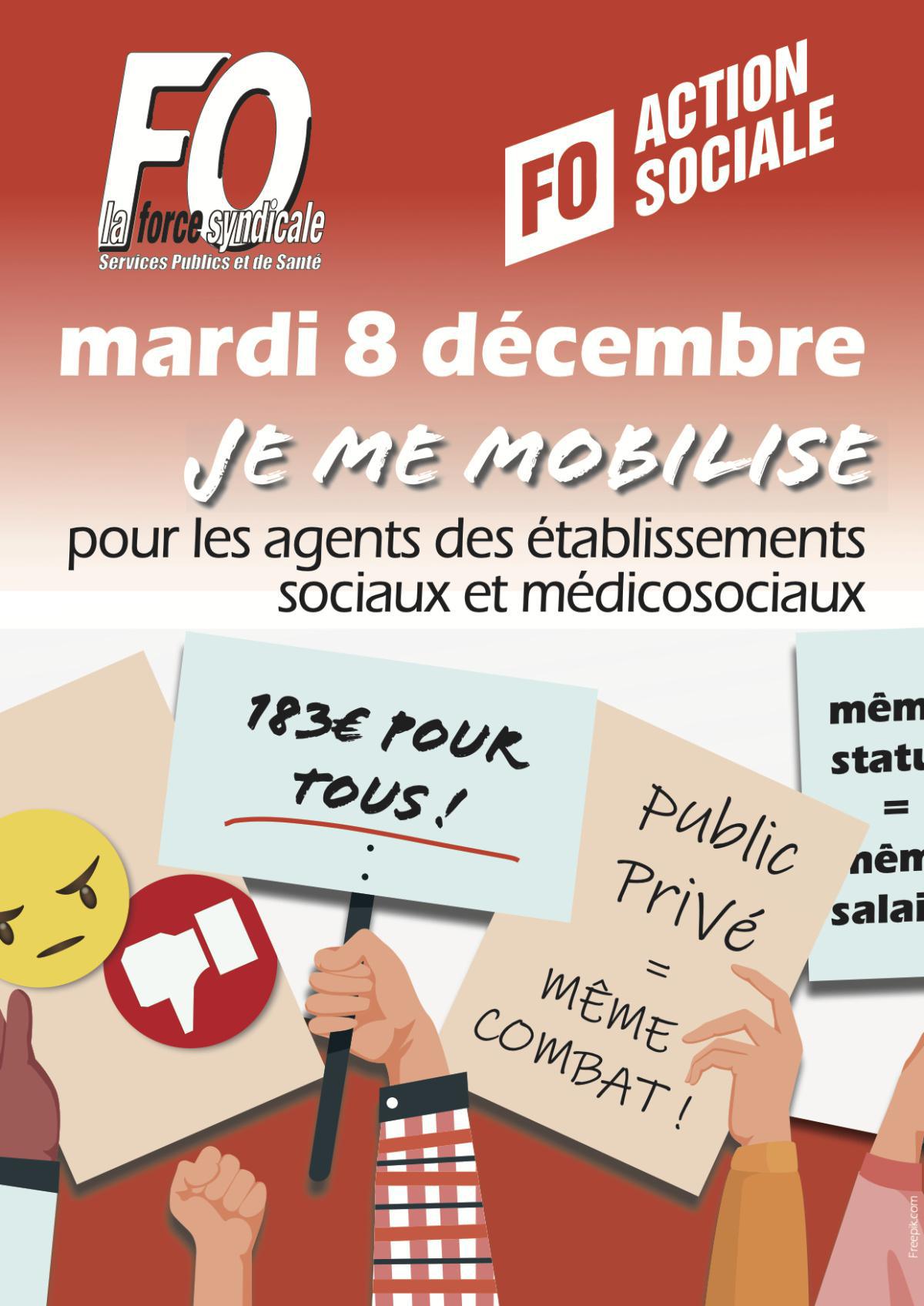 Protocole Segur : Grève et mobilisations du 8 décembre pour l'extension du CTI...