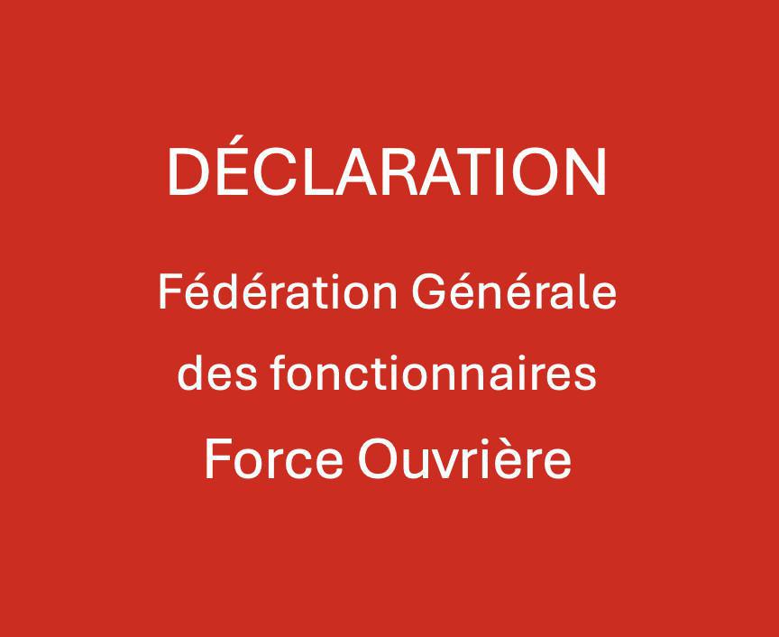 Nomination du gouvernement Attal : la FGF-FO s'indigne de l'absence d'un ministère dédié à la Fonction publique et ses 5,7 millions d'agents !