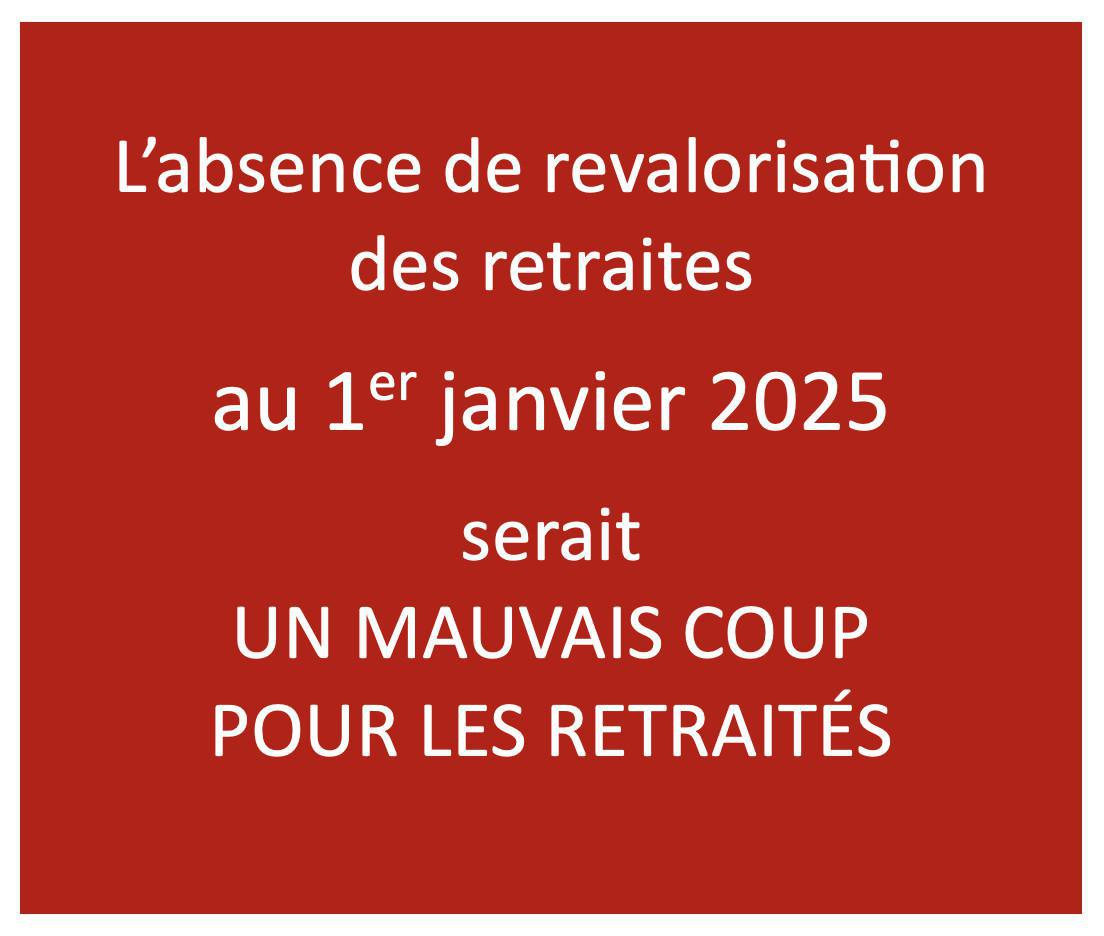 L'absence de revalorisation des retraites : un mauvais coup pour les retraités !