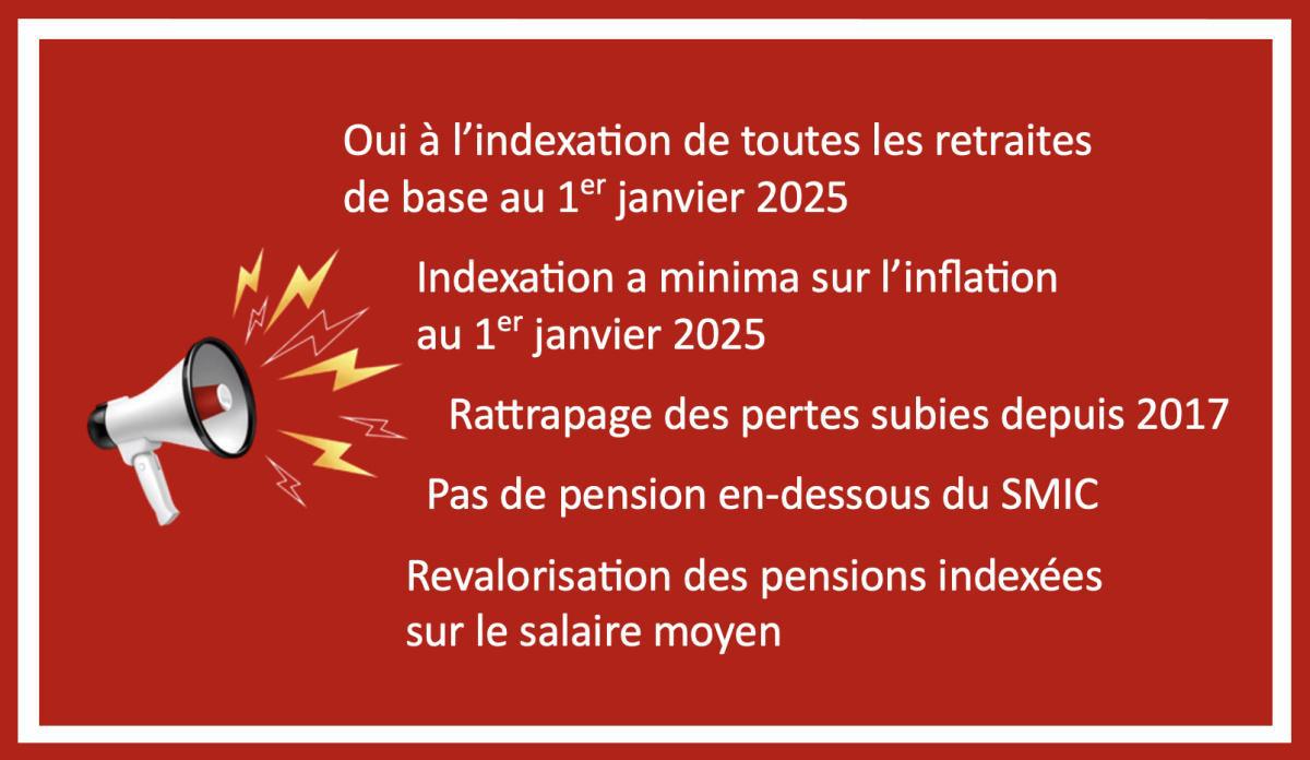 1er janvier 2025 : revalorisation des pensions...