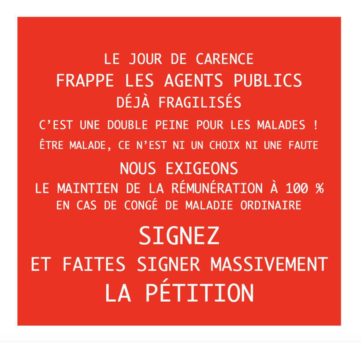 PÉTITION : Assez de l'injustice