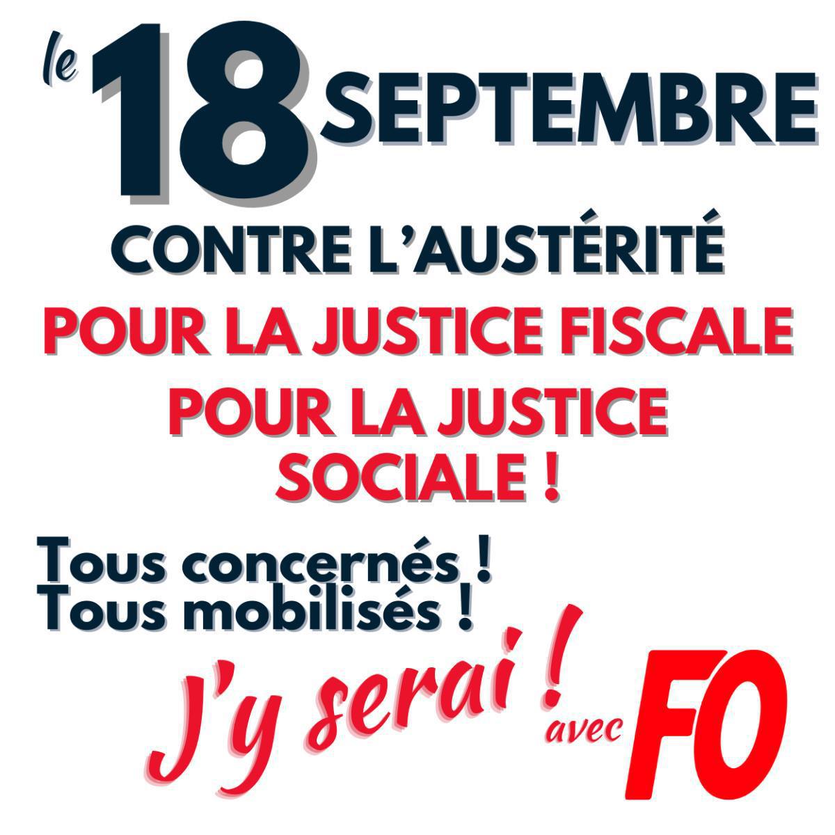 TOUS ensemble le 18 septembre !