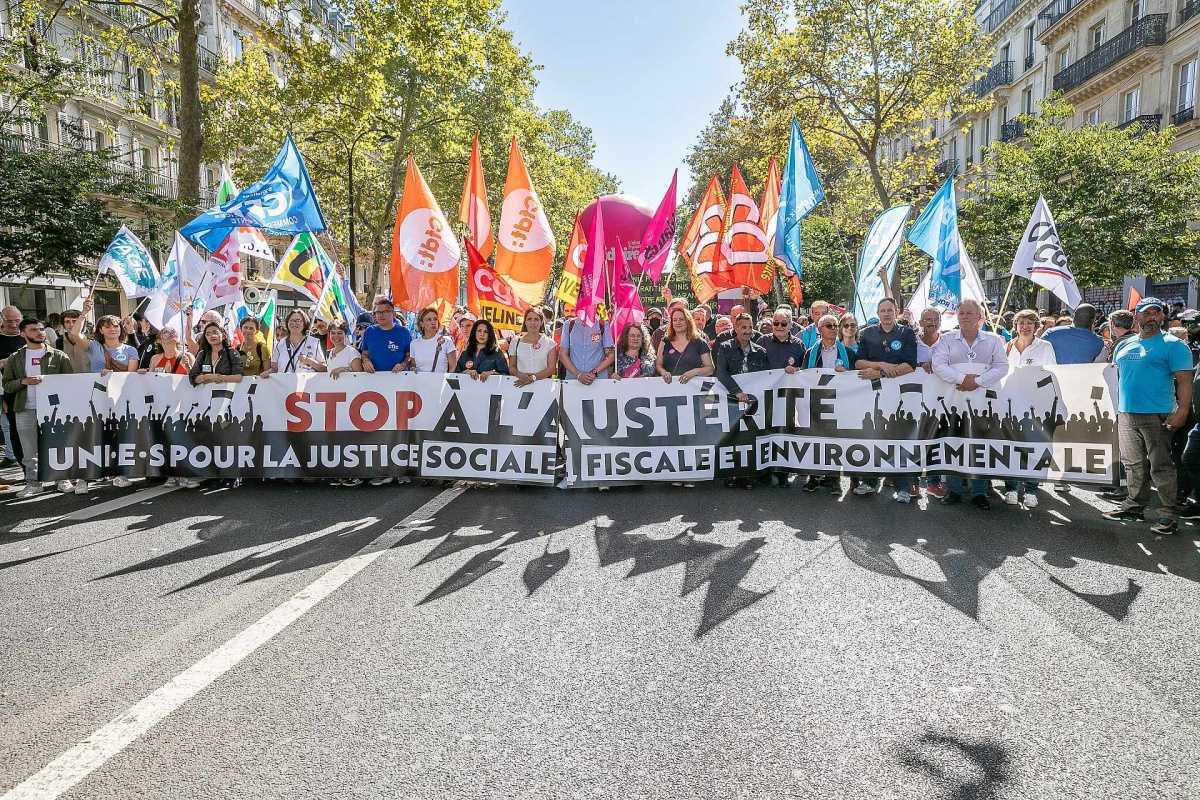 Le 18 septembre à Paris : cortège massif pour grande colère sociale