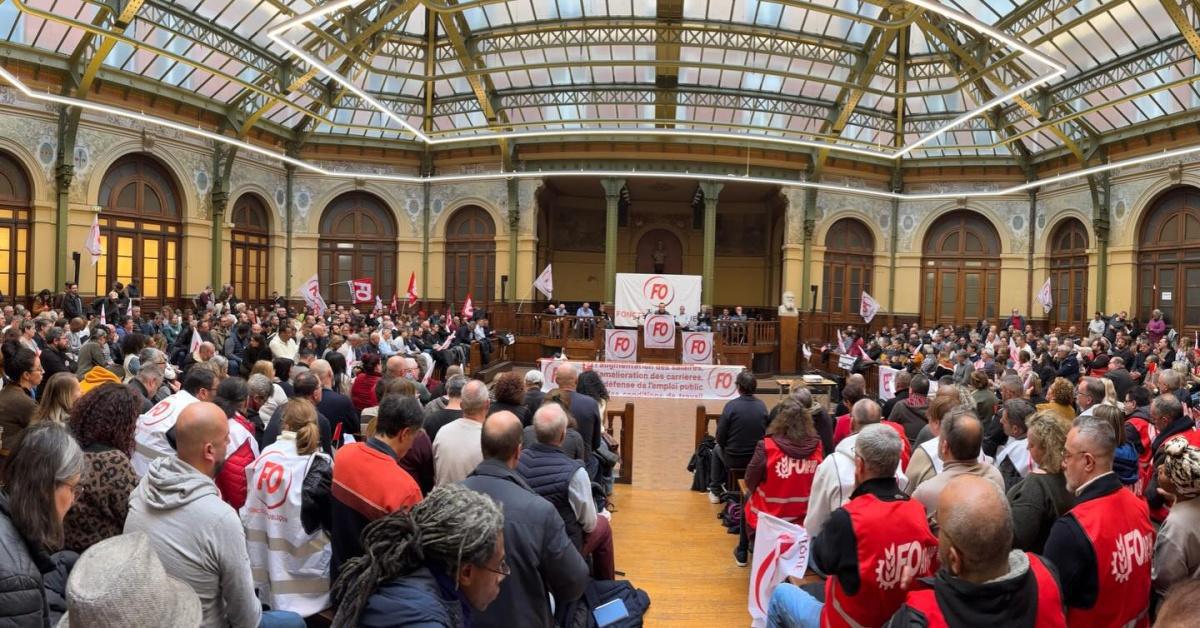 Meeting national FO - Fonction publique