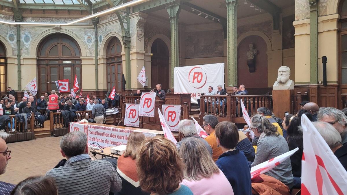 Meeting national FO - Fonction publique