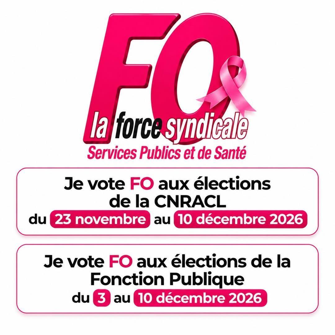 Votez et faites voter Force Ouvrière