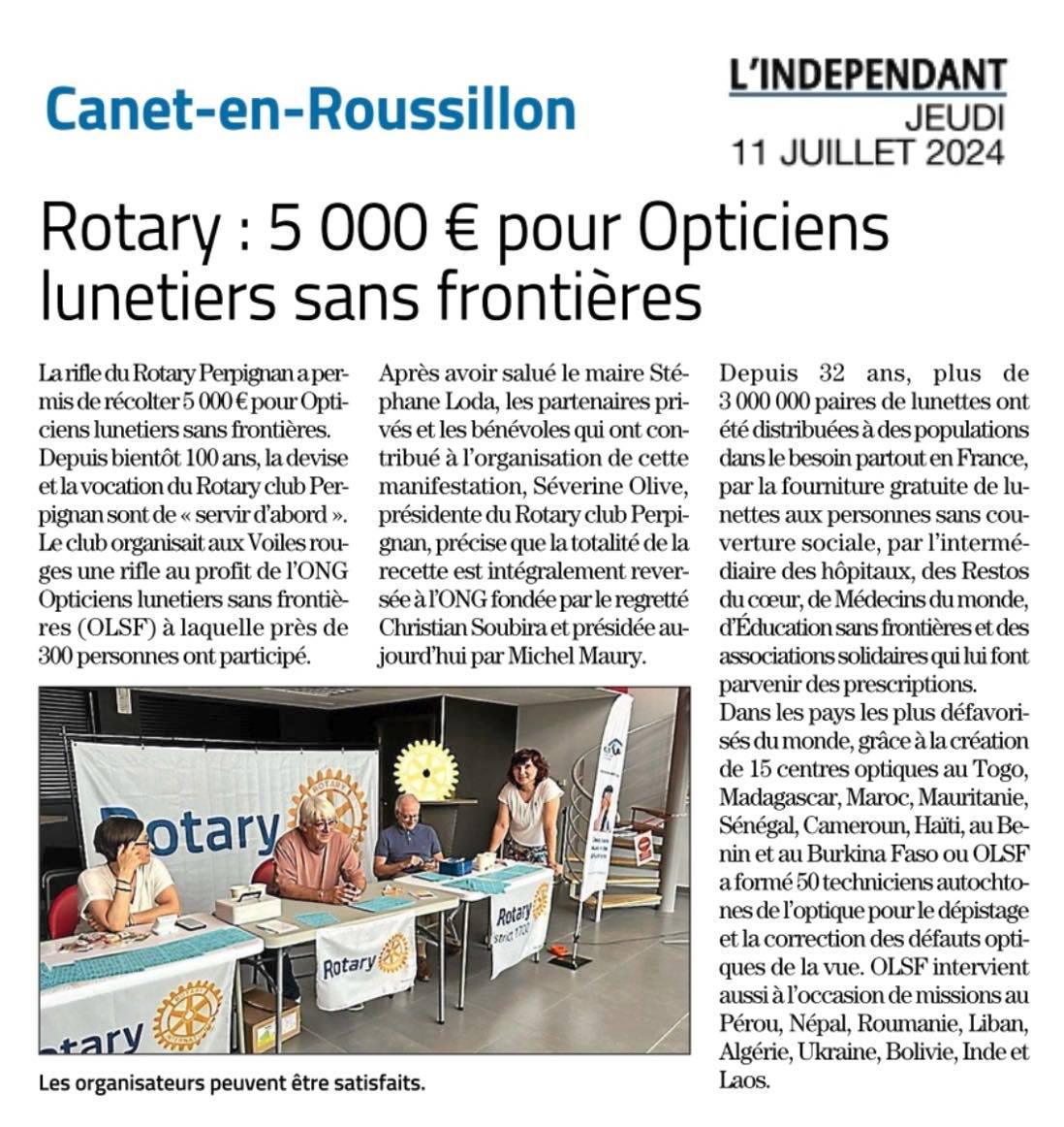 Un grand merci aux participants de la rifle 