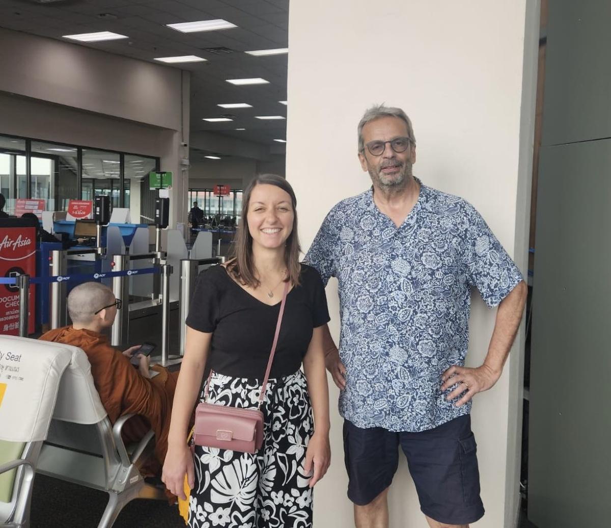 Départ pour le Laos