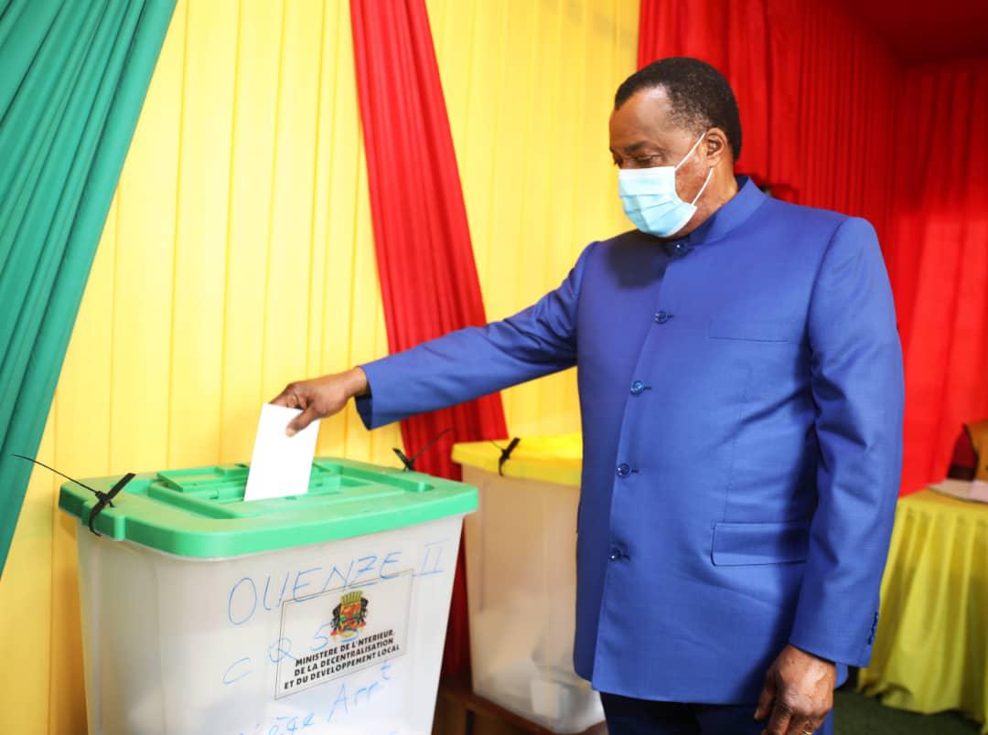 Législatives et locales 2022. Denis Sassou N’Guesso a voté à Ouenzé