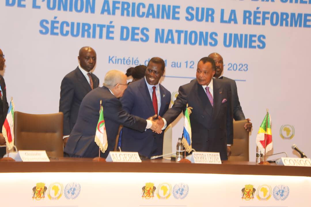 Diplomatie. Denis Sassou NGuesso prend le leadership pour un droit de veto de l'Afrique au Conseil de sécurité des Nations unies